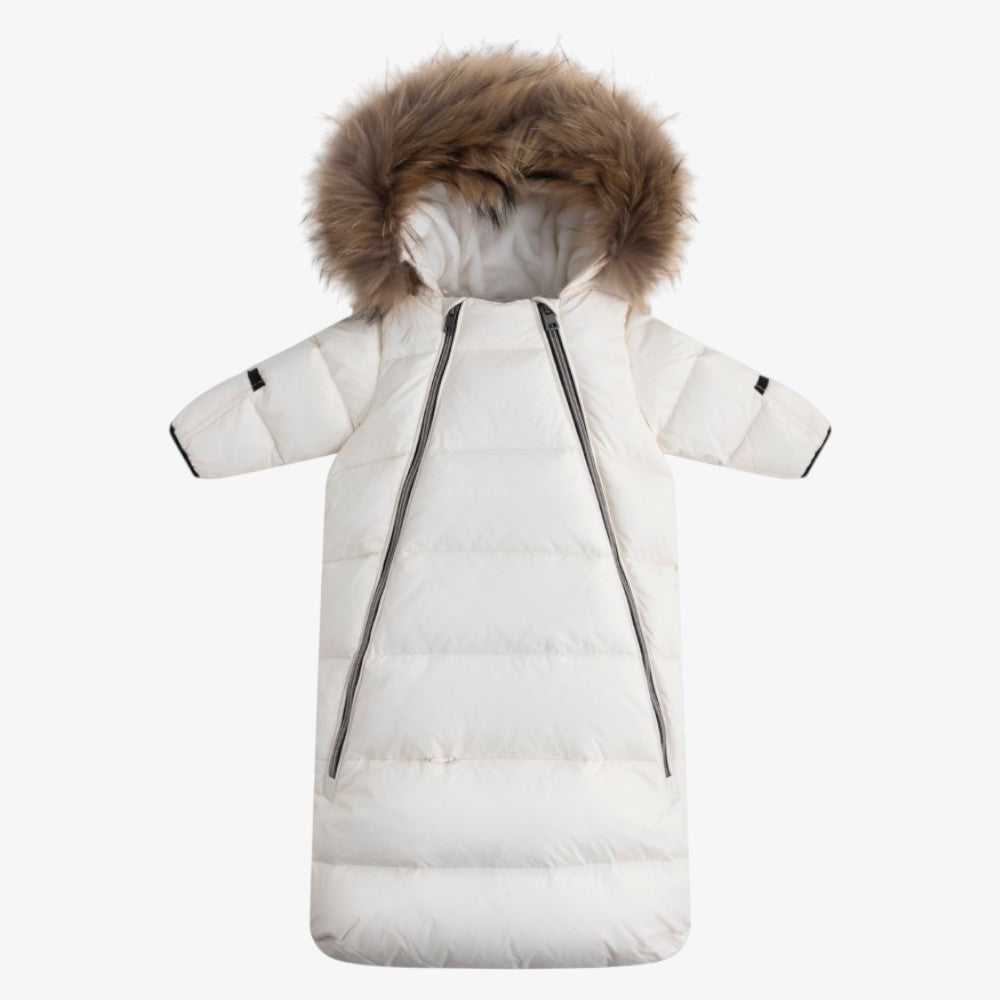 Fur Snowsuit - Offwhite