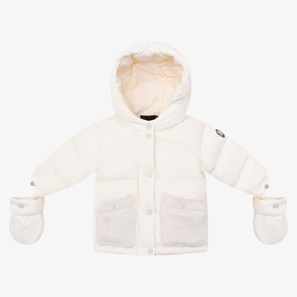 Fur Pocket Coat - Offwhite