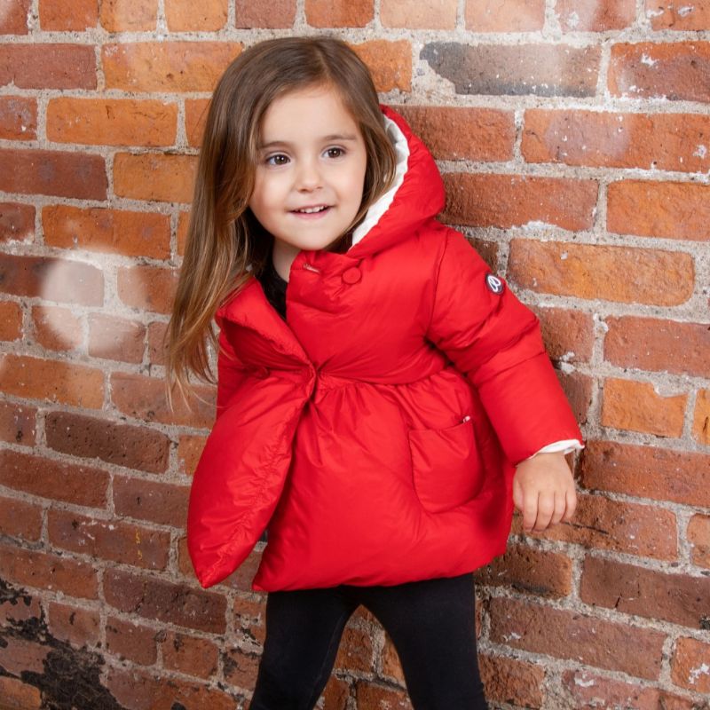 Flared Coat - Red