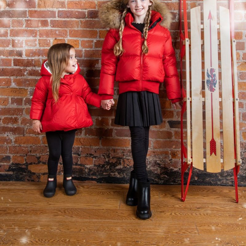 Flared Coat - Red