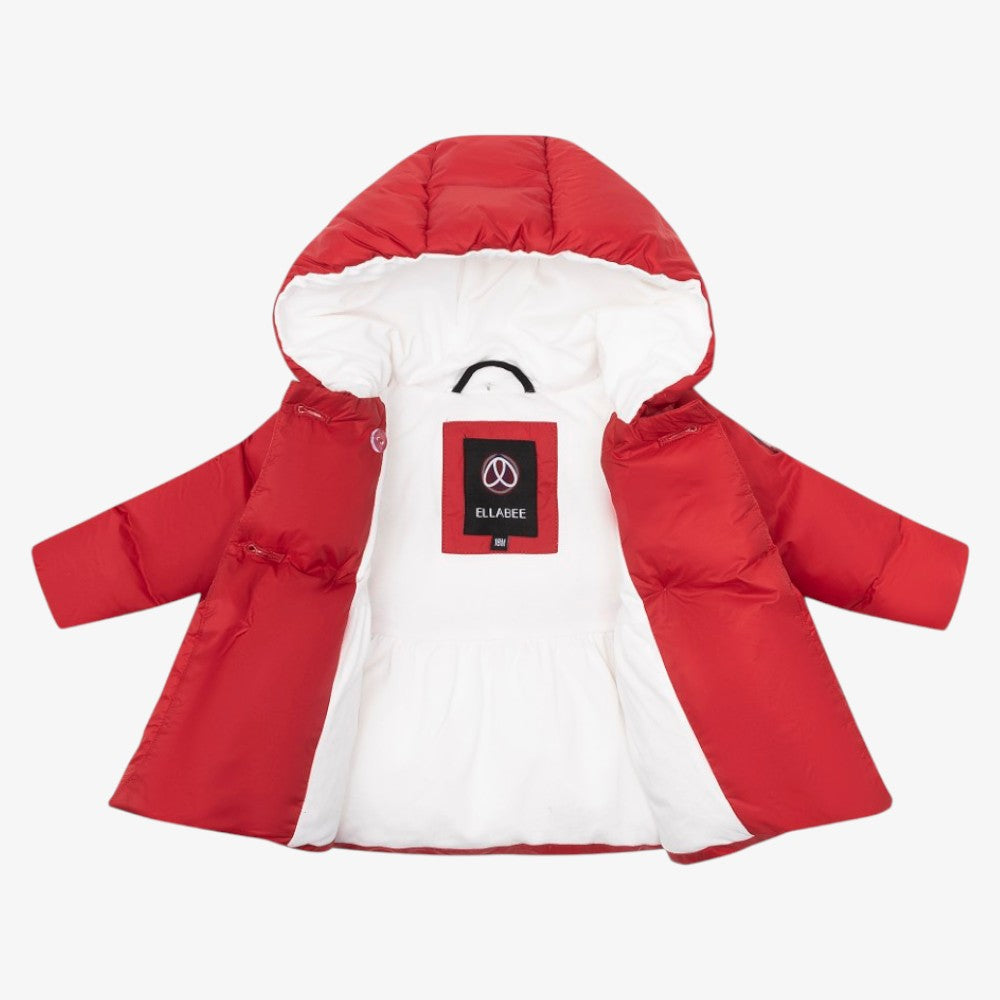 Flared Coat - Red