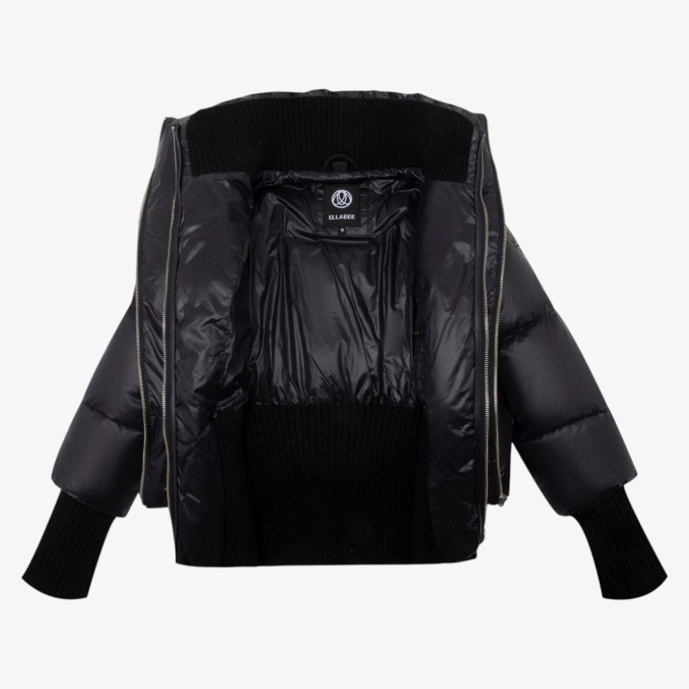 Double Zipper Bomber - Black