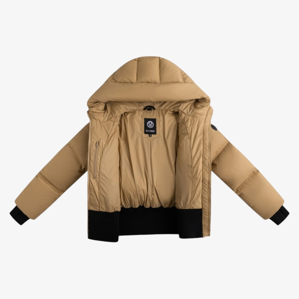 Waistband Bomber - Cappuccino
