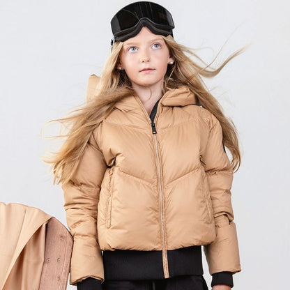 Waistband Bomber - Cappuccino