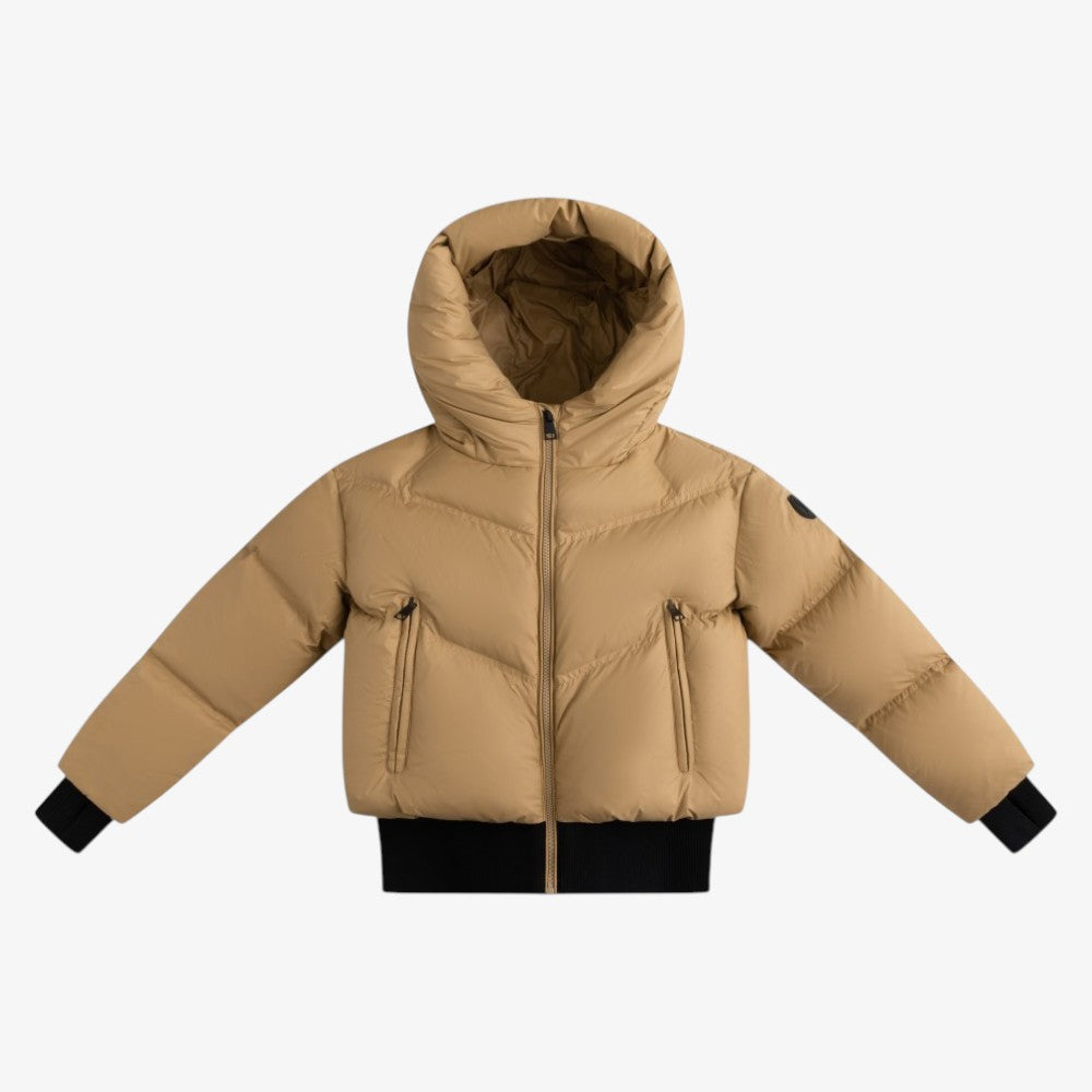 Waistband Bomber - Cappuccino