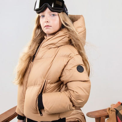 Waistband Bomber - Cappuccino