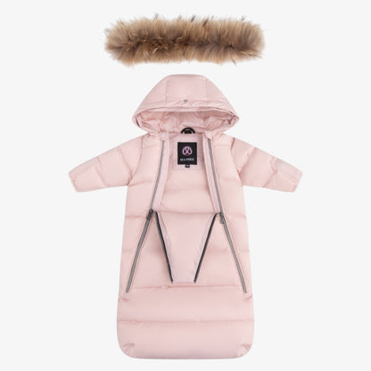 Fur Snowsuit - Pink