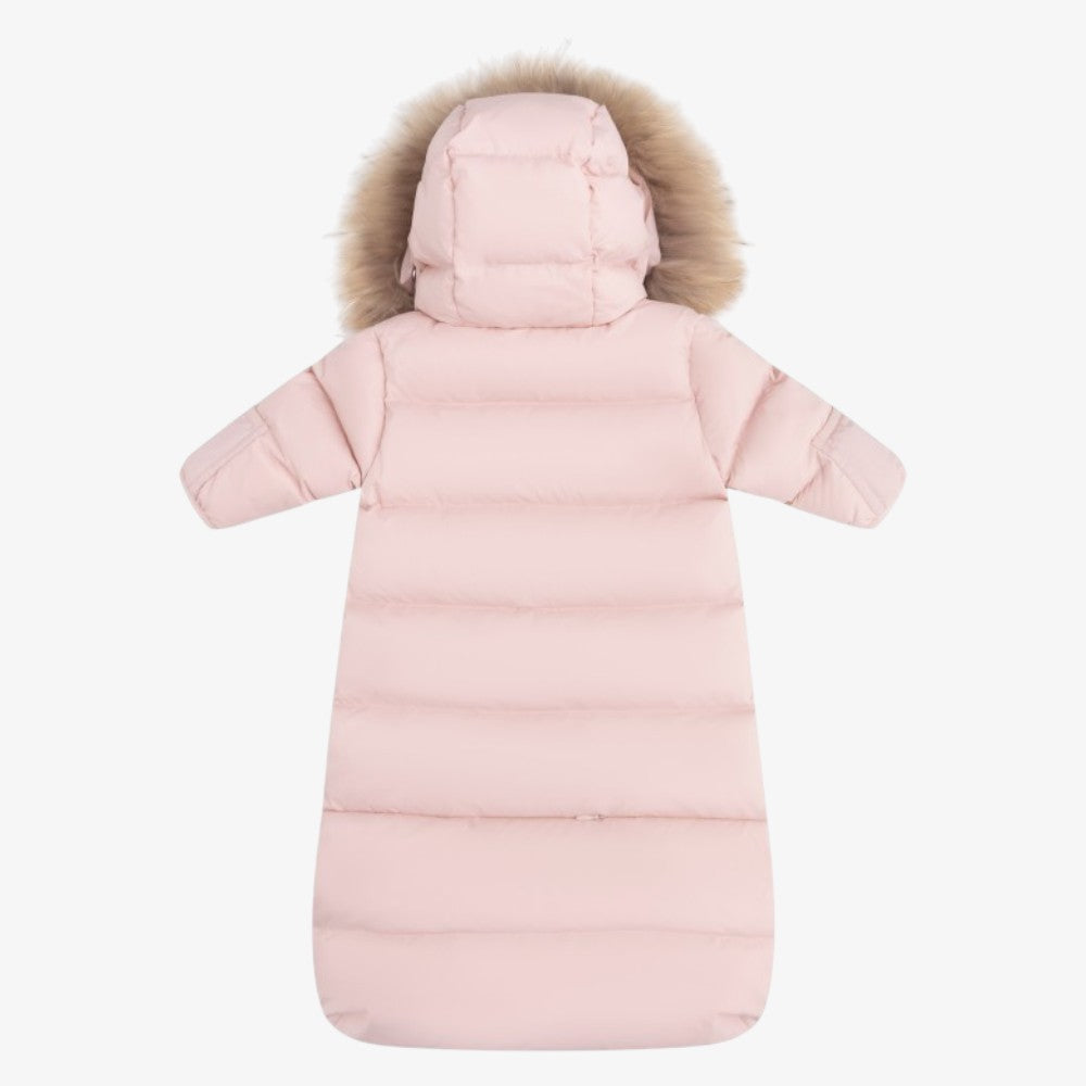 Fur Snowsuit - Pink