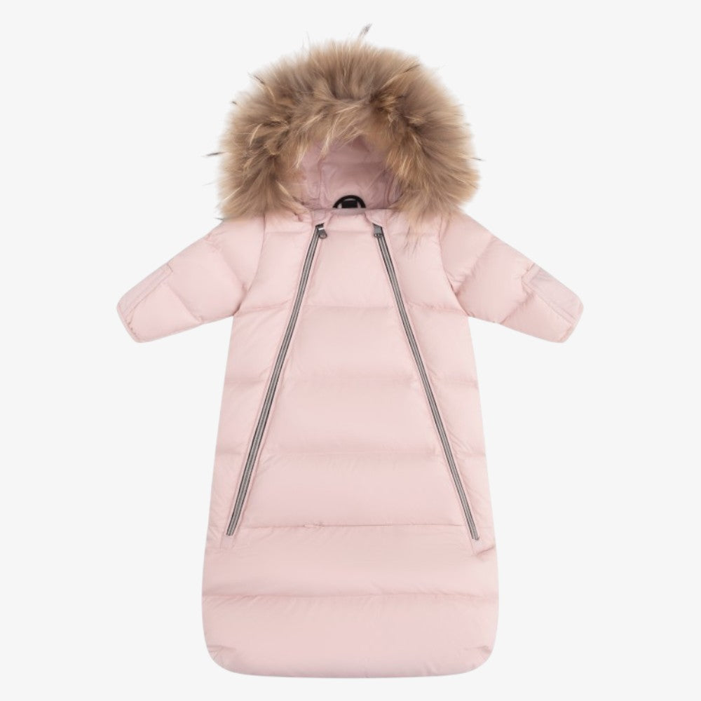 Fur Snowsuit - Pink