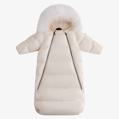 Fur Snowsuit - Off White