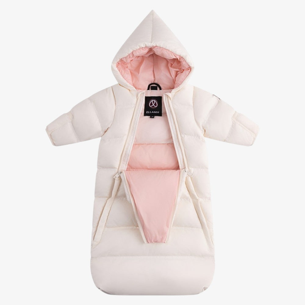 Snowsuit - OFF WHITE &amp; PINK