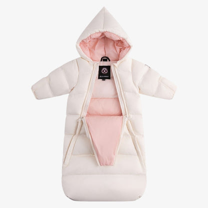 Snowsuit - OFF WHITE &amp; PINK