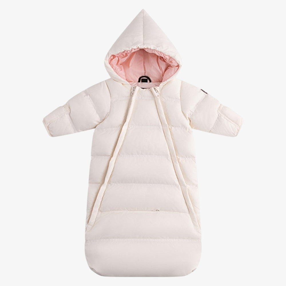 Snowsuit - OFF WHITE &amp; PINK