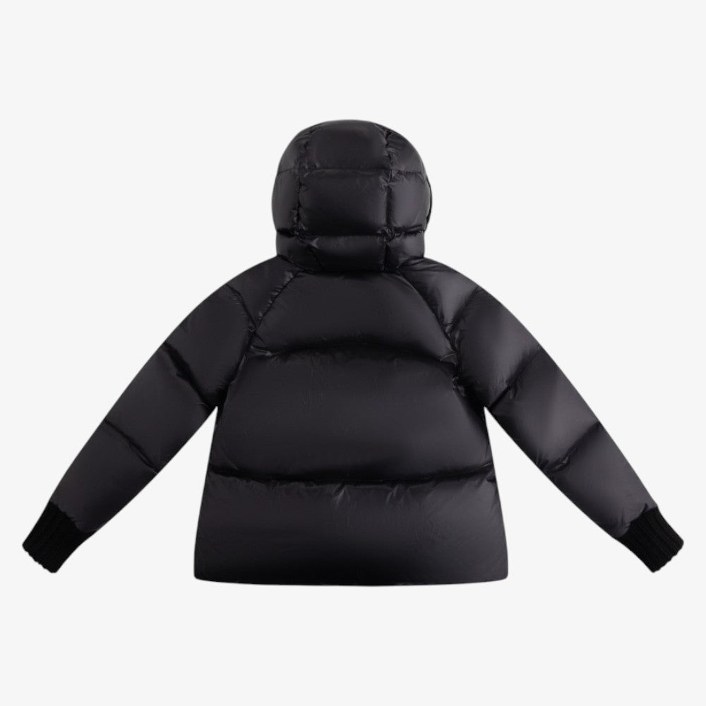 Knit Hood Puffer - Black