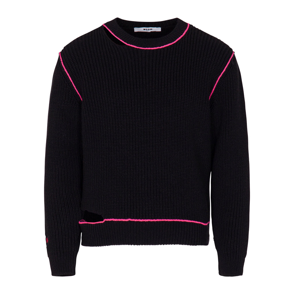 MSGM Knit Sweater - Black