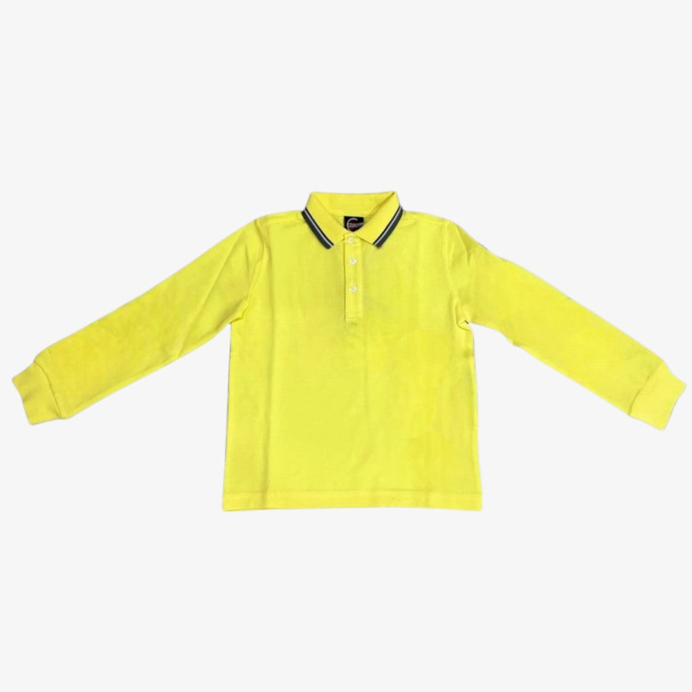 Stripe Collar Polo - Bumblebee
