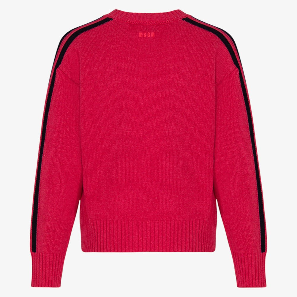 Crew Neck Sweater - Pink