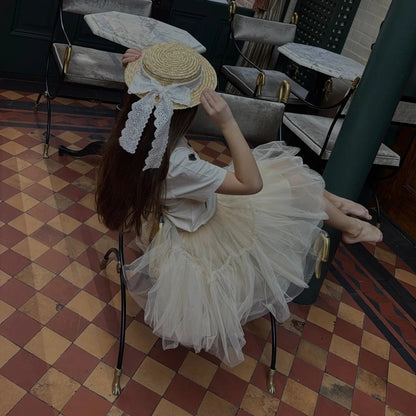 Garden Straw Hat - White