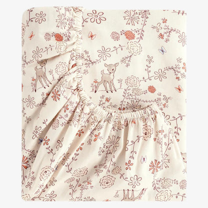 Crib Sheet - Woodlands Ivory