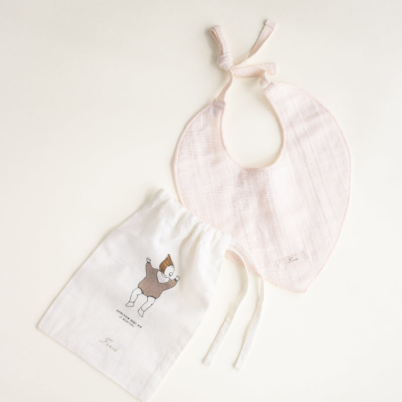 Drool Bib - BARELY PINK