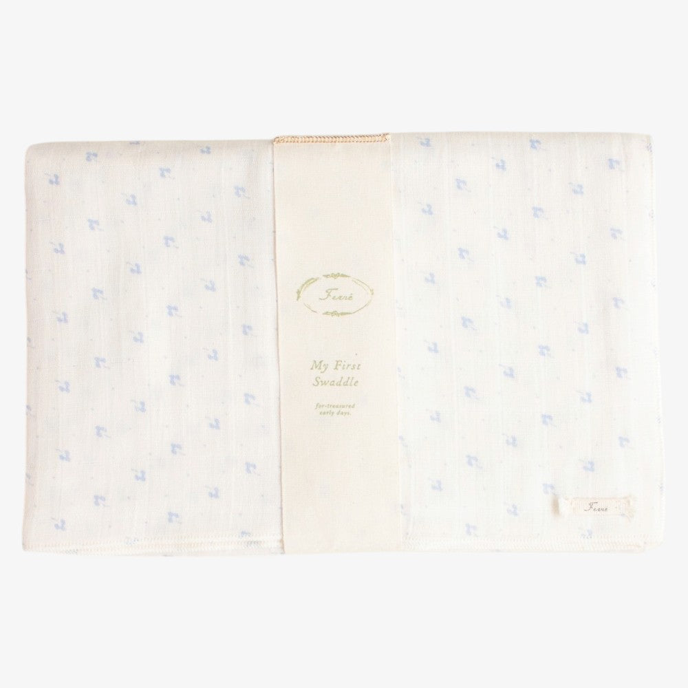 Calico Swaddle - Blue