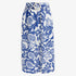 Floral Maxi Skirt - Blue