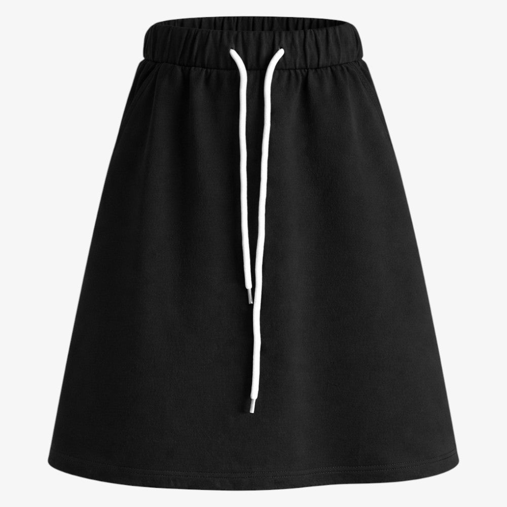 Gathered Skirt - Black