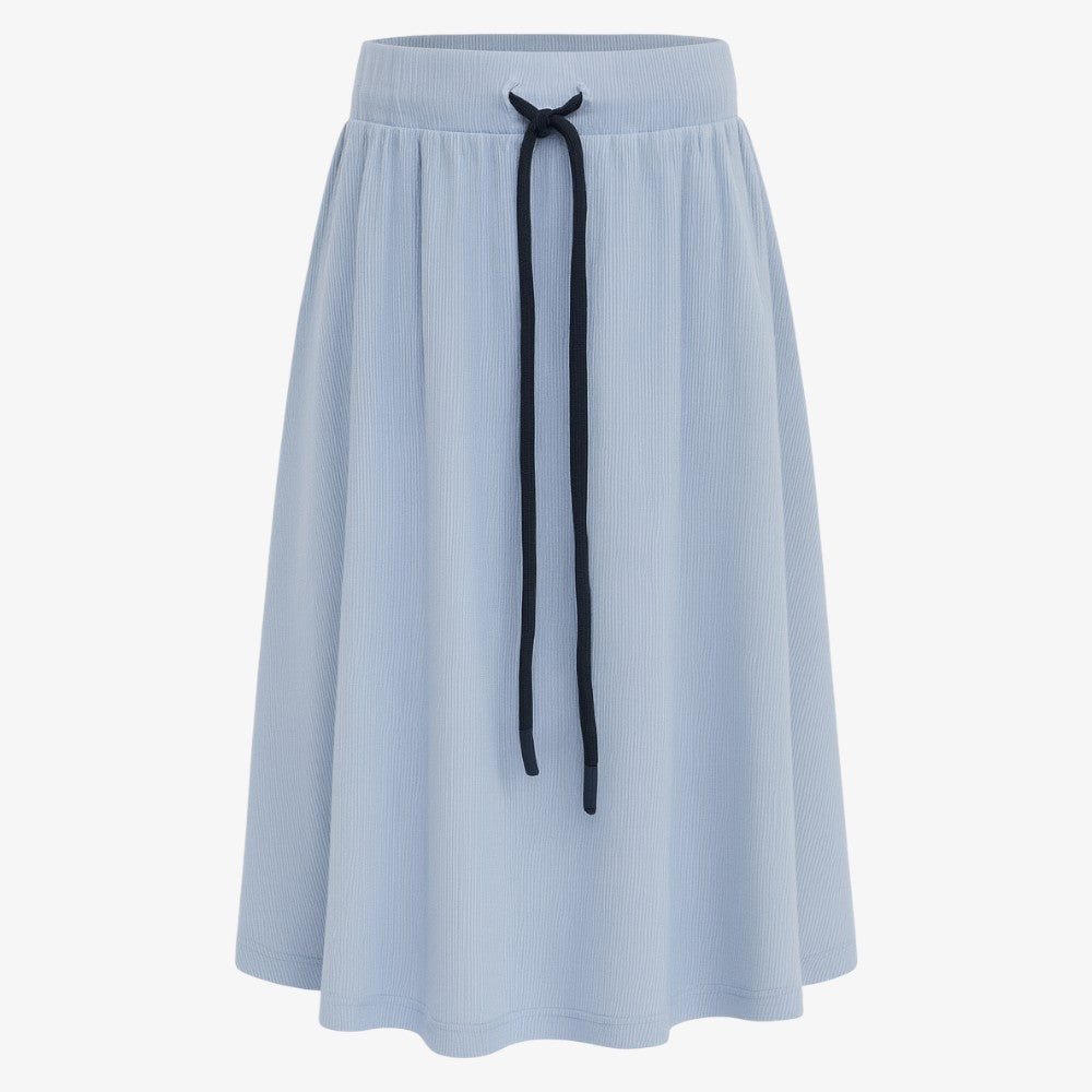 Gathered Skirt - Light Blue
