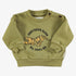 Tiger Print Sweatshirt - Olive