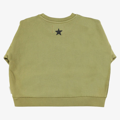 Tiger Print Sweatshirt - Olive