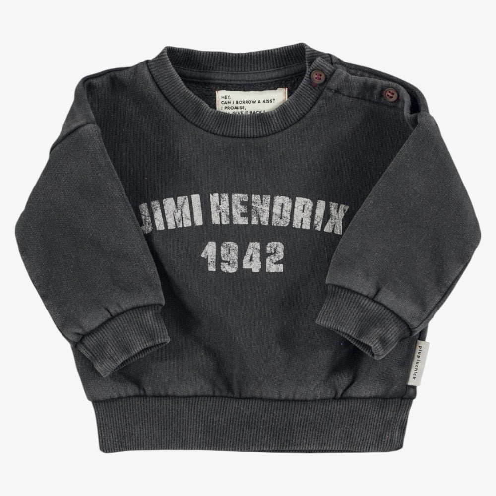 Logo Sweatshirt - Faded Black