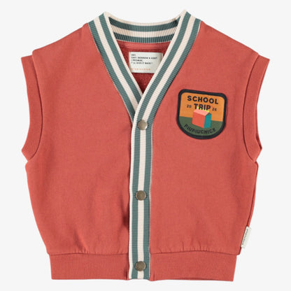 School Trip Vest - Brick