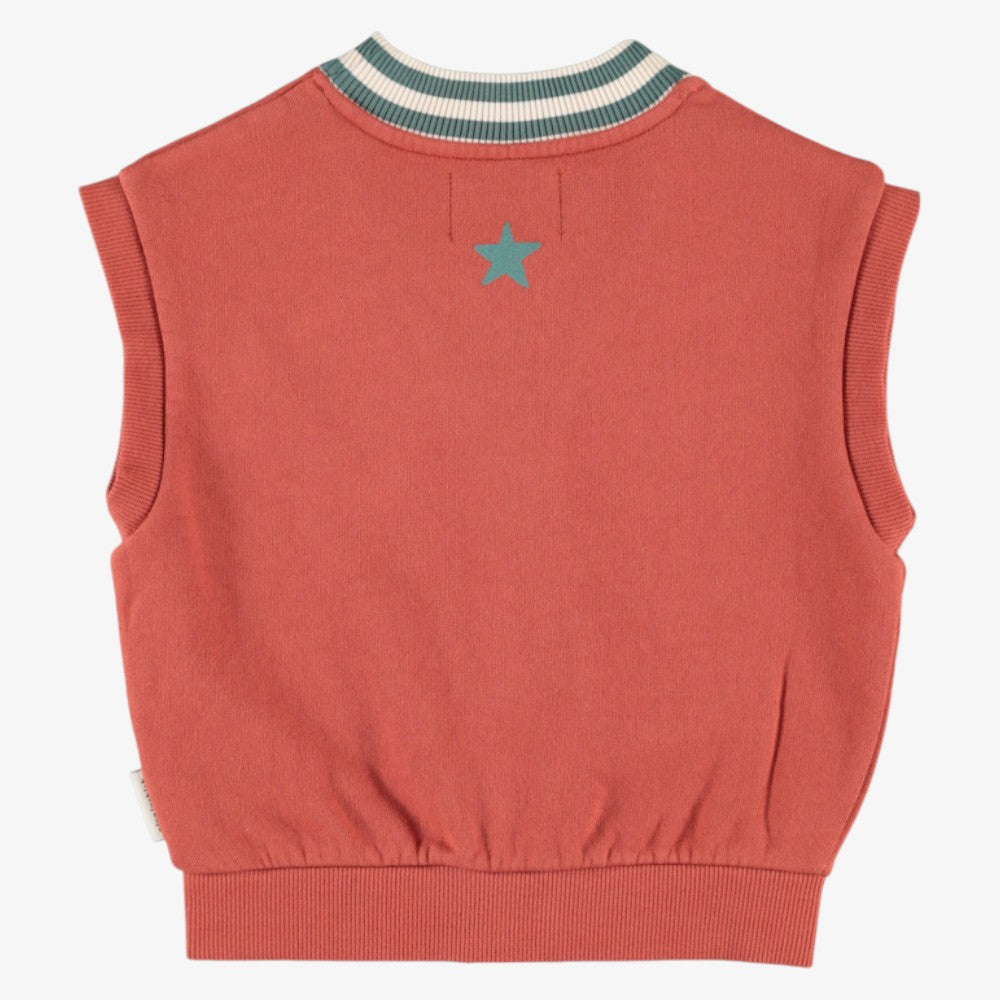 School Trip Vest - Brick