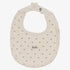 Floret Print Bib - Cream & Blue