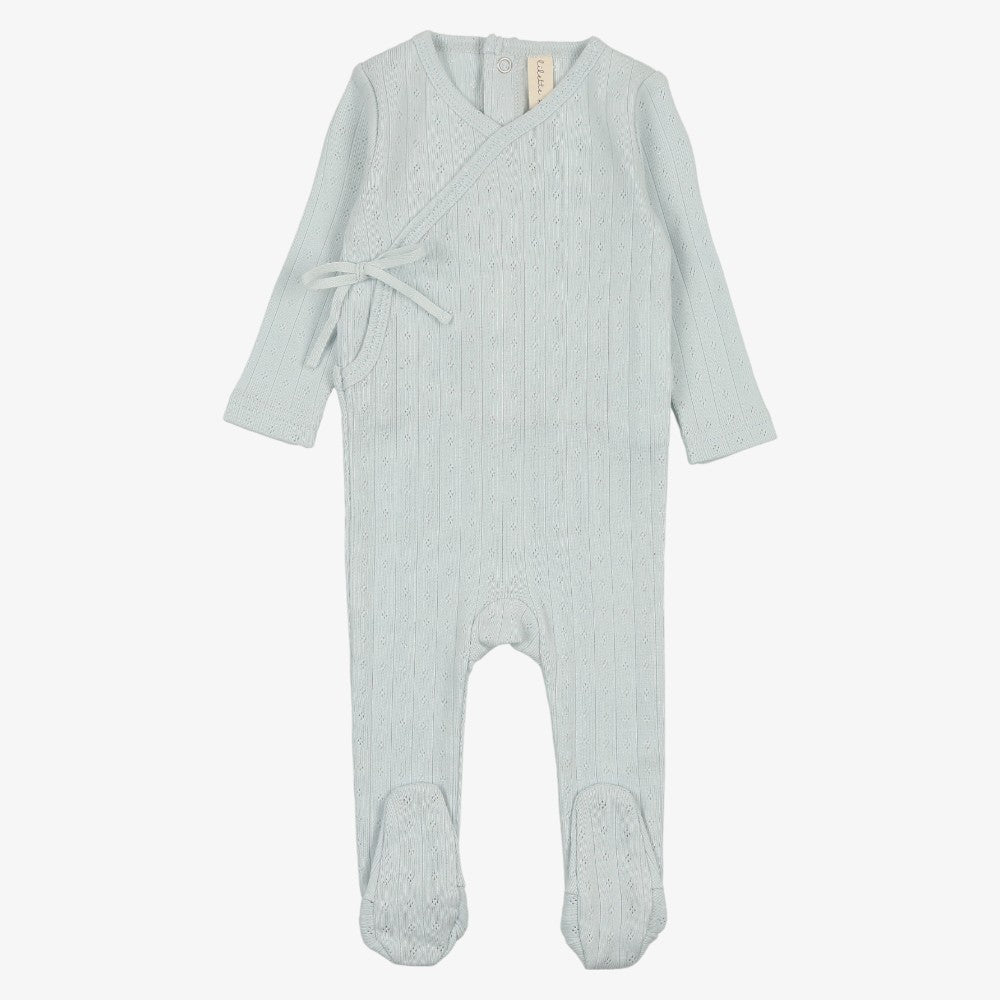 Fine Pointelle Take Me Home Set - Sky Blue