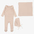 Pointelle Ruffle Take Me Home Set - Petal