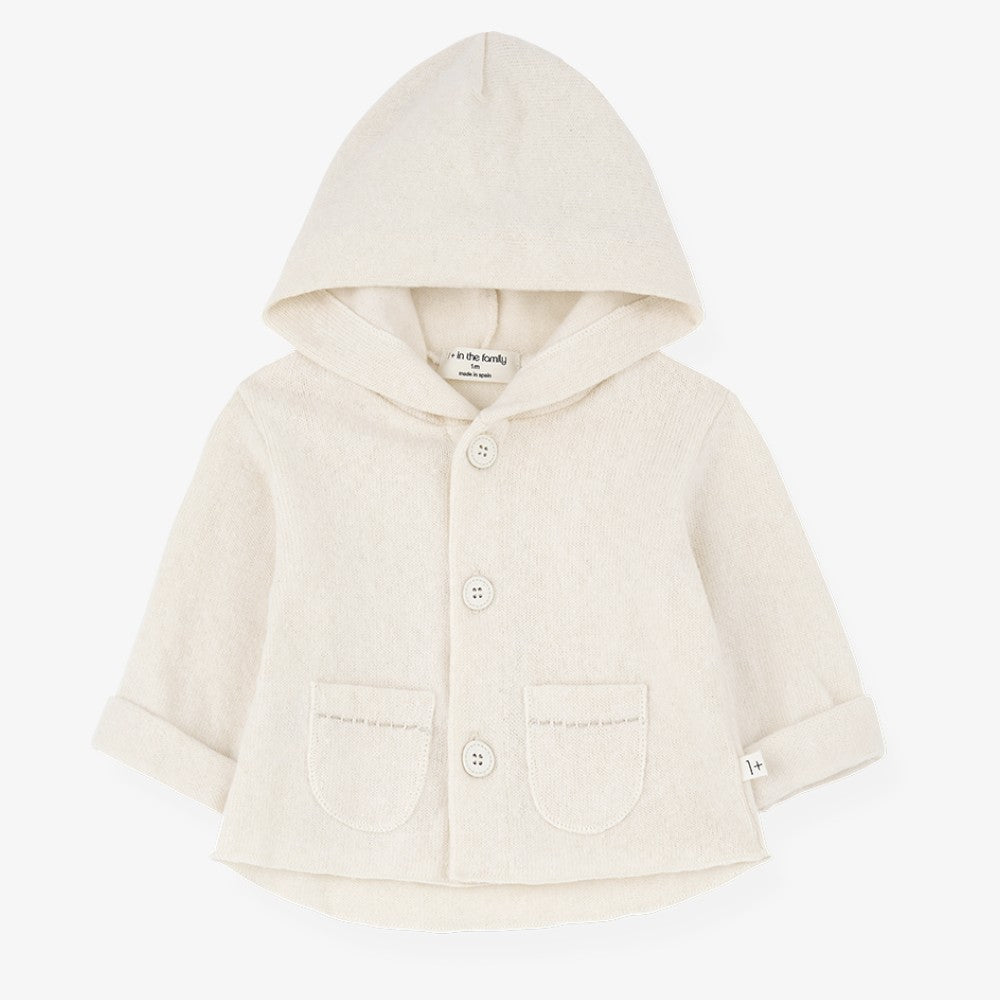 Fred Hooded Jacket - Ecru