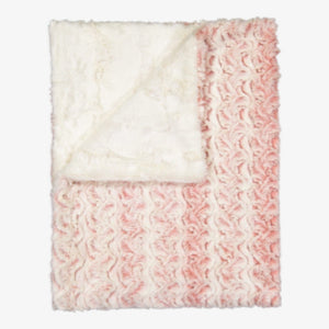 Peluche Pearl Fur Blanket - Mauve