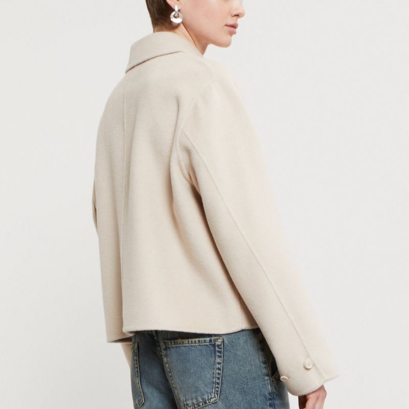 Collar Jacket - Ecru