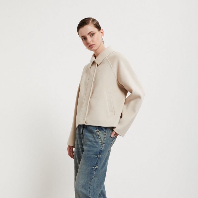 Collar Jacket - Ecru