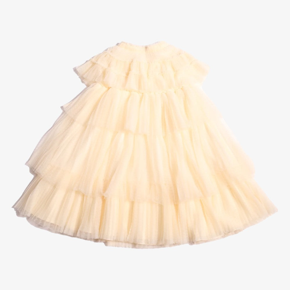 Pleated Caplet Dress - Opal