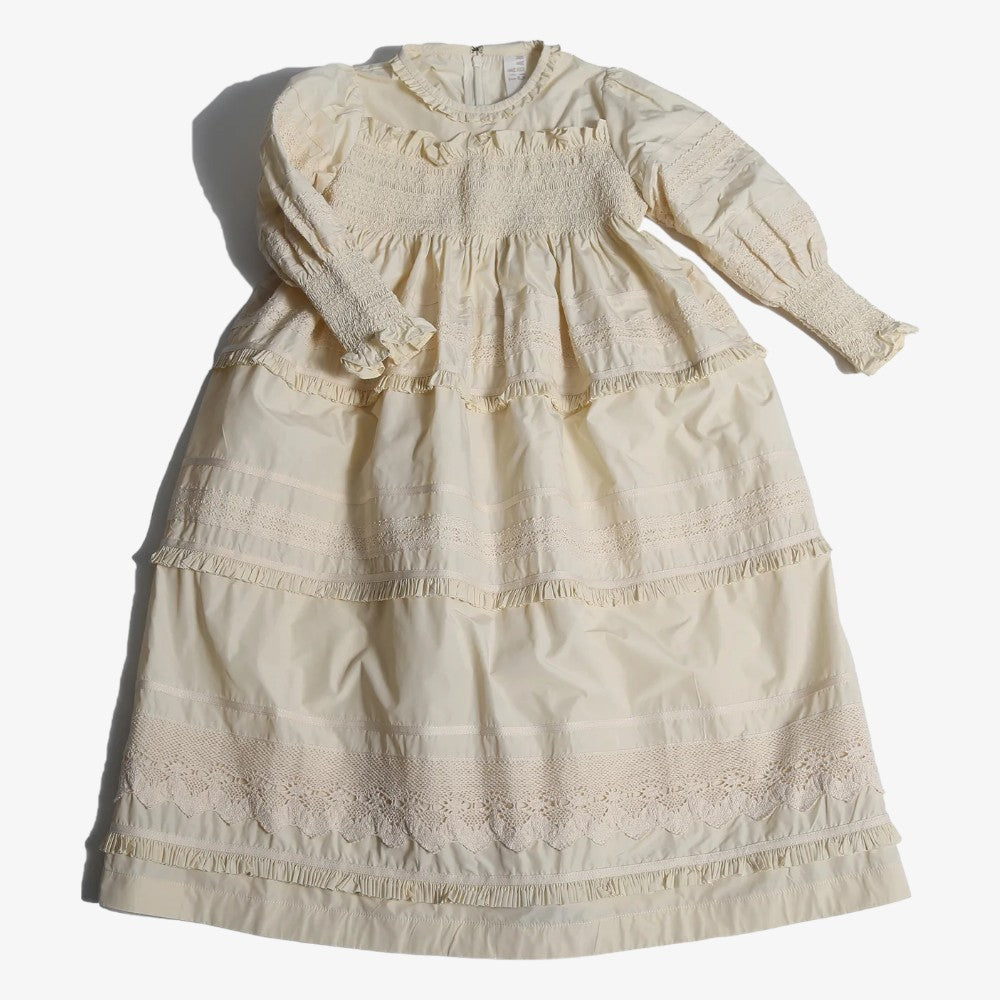 Aela Smocked Tiered Dress - Opal