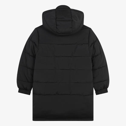 Puffer Long Jacket - Black