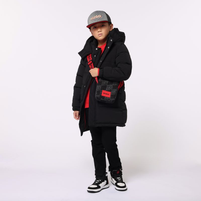 Puffer Long Jacket - Black