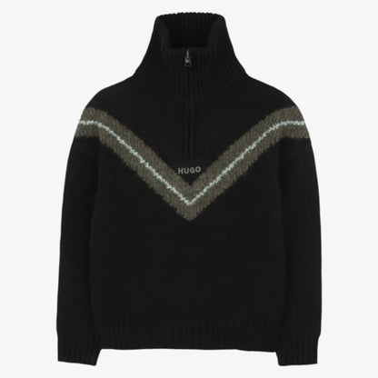 Half Zip Sweatshirt - Black