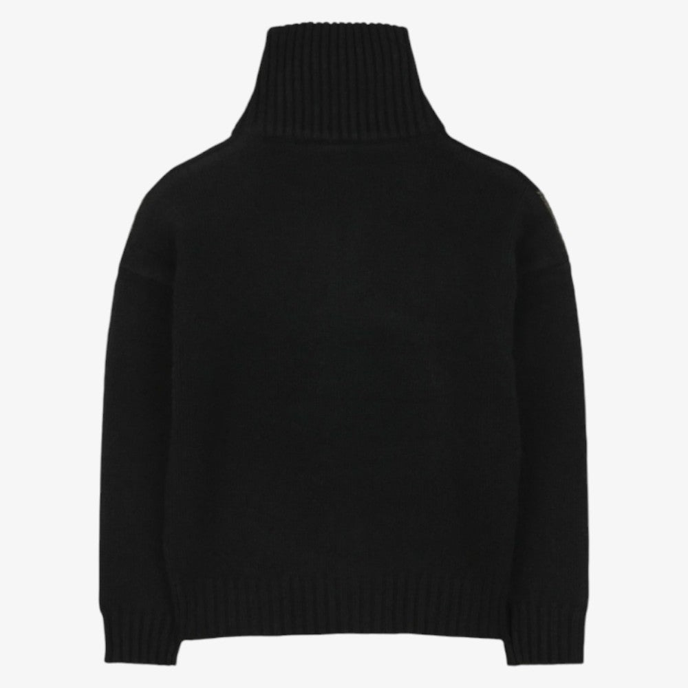 Half Zip Sweatshirt - Black