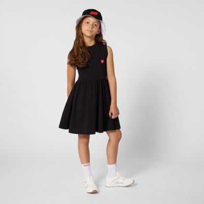 Gathered Dress - Black
