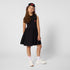 Gathered Dress - Black
