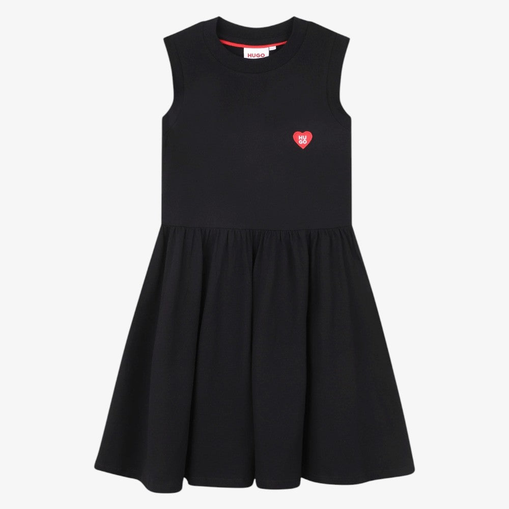 Gathered Dress - Black