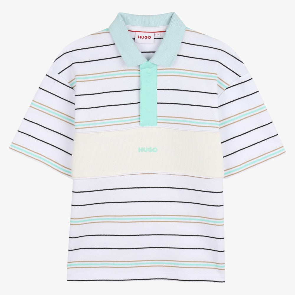 Stripe Polo - Mint Green